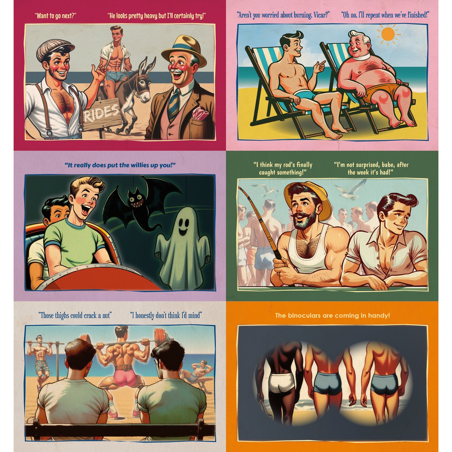 Gay Postcards Gift Set