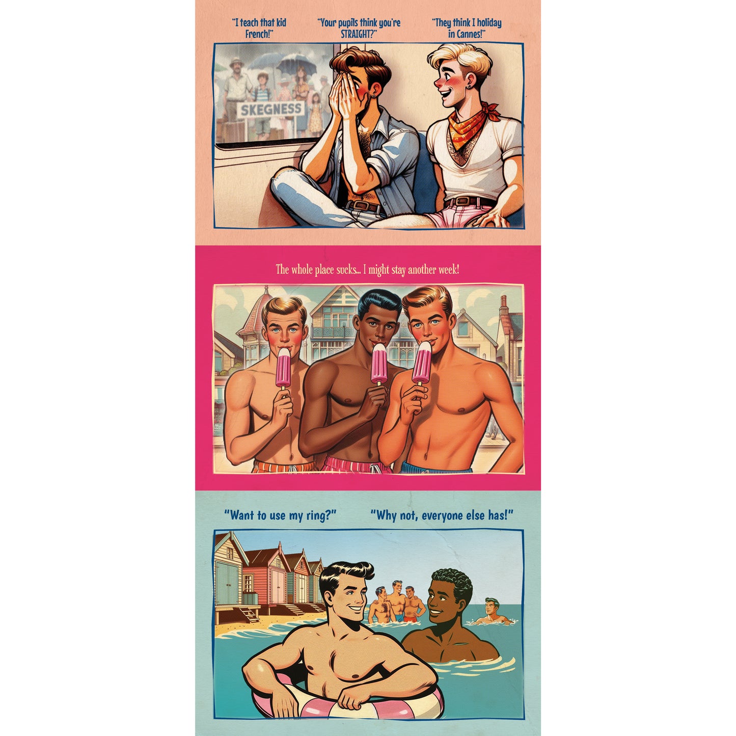 Gay Postcards Gift Set