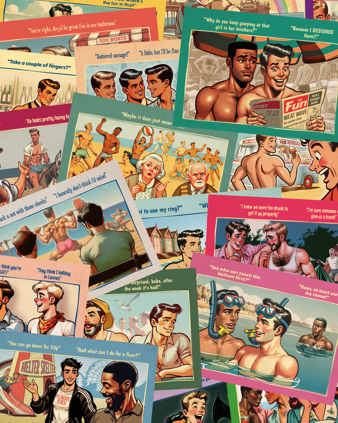 Gay Postcards Gift Set
