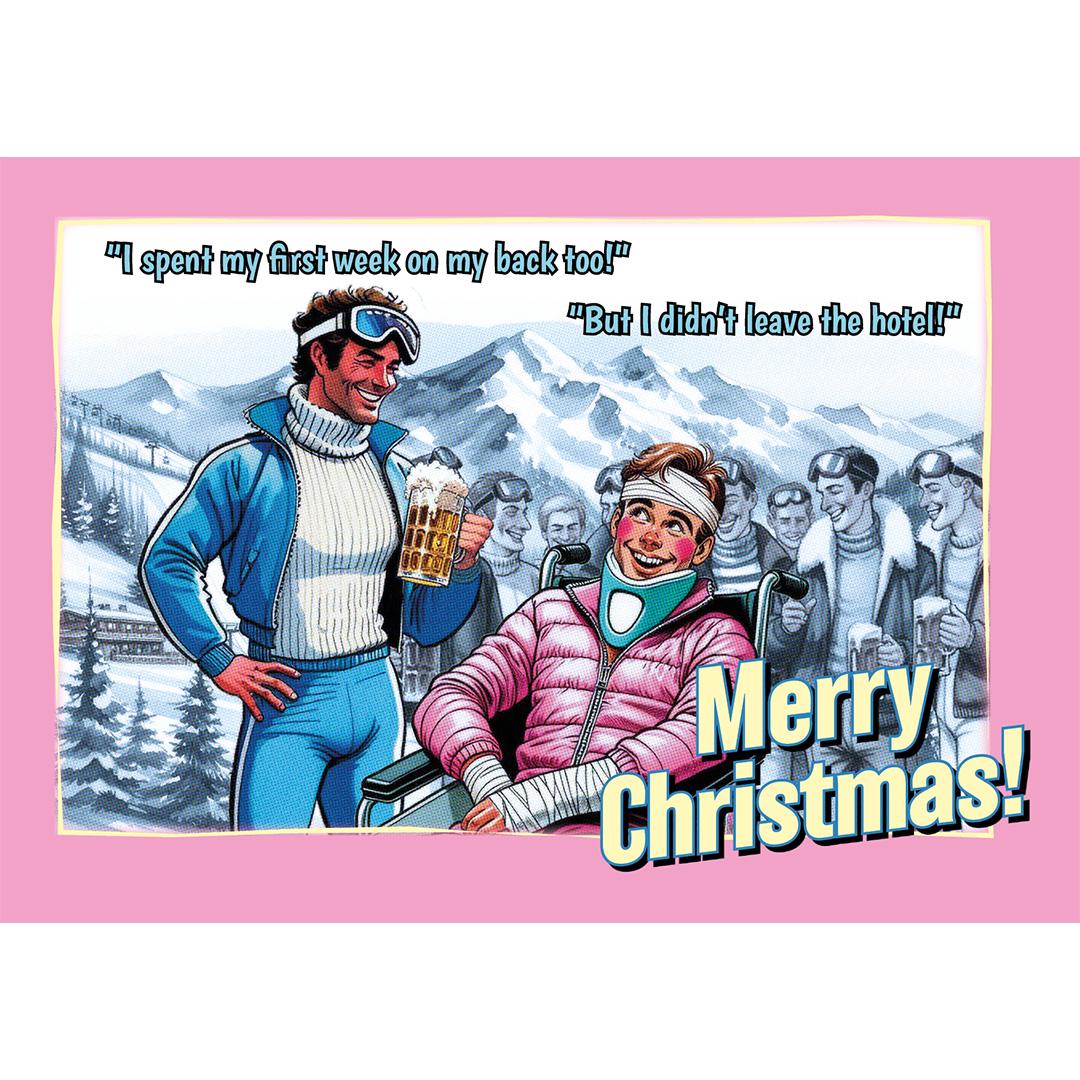 Funny gay Christmas cards set, assorted designs
