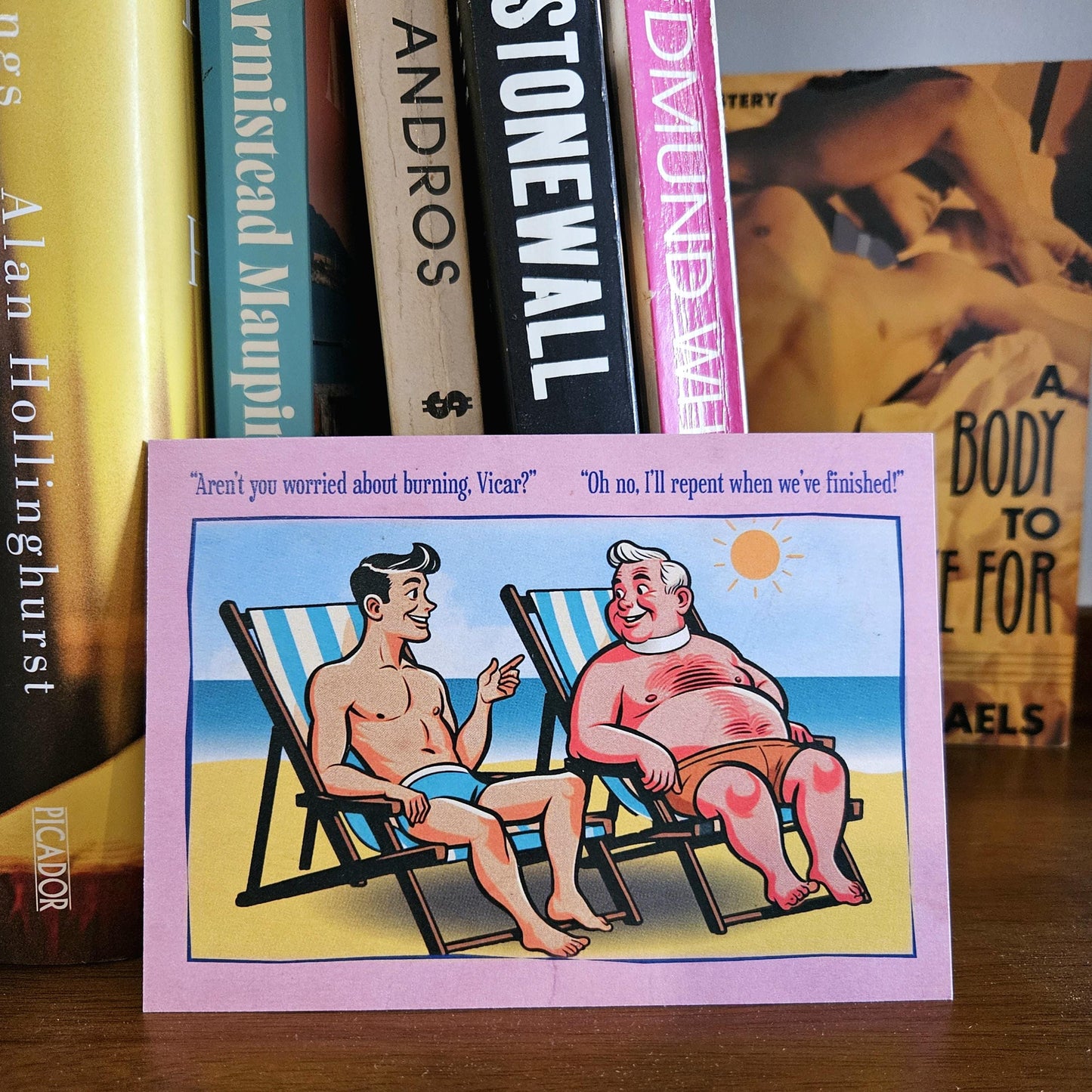 Gay Art Postcard: Vicar