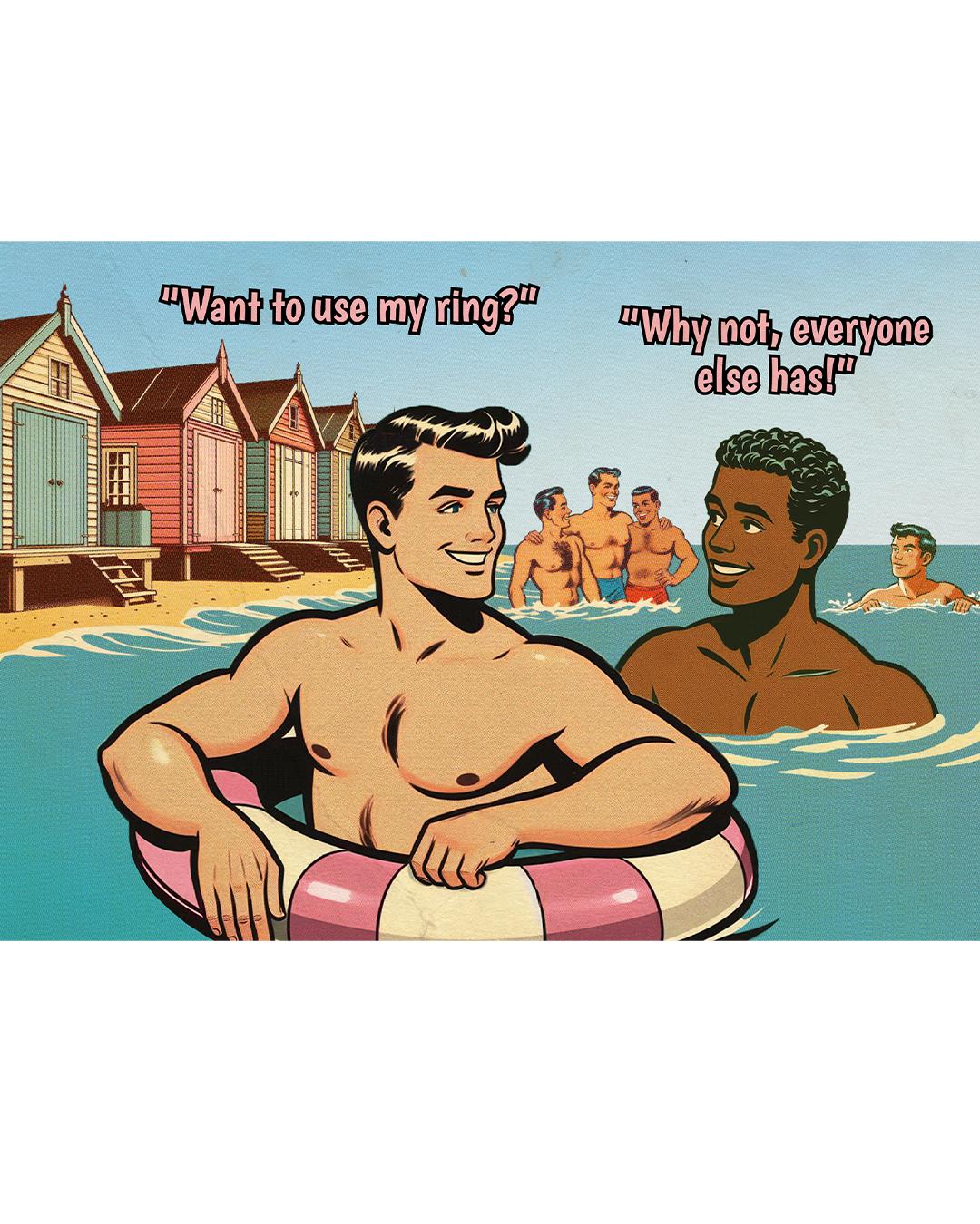Funny Gay Greeting Card: Ring