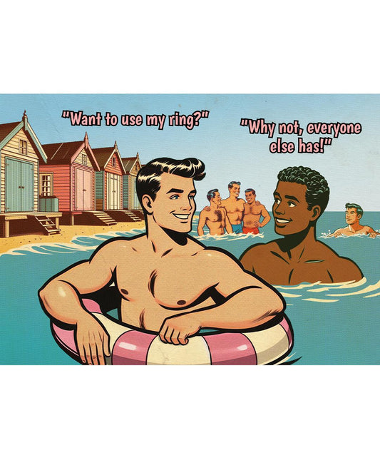Funny Gay Greeting Card: Ring