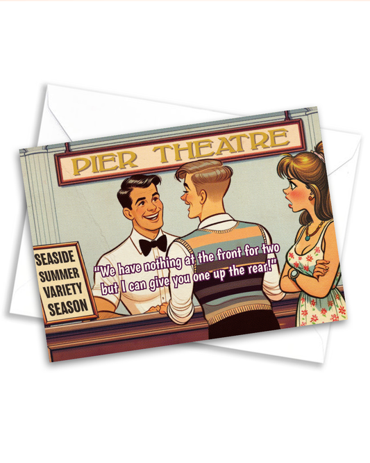 Funny gay greeting card: Box Office