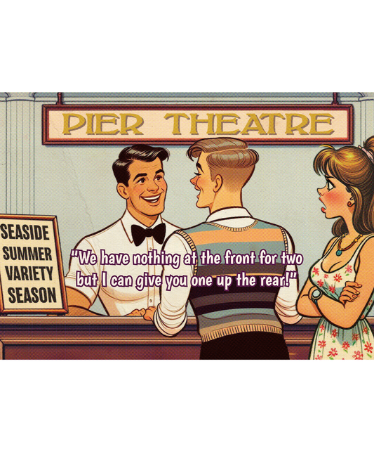 Funny gay greeting card: Box Office