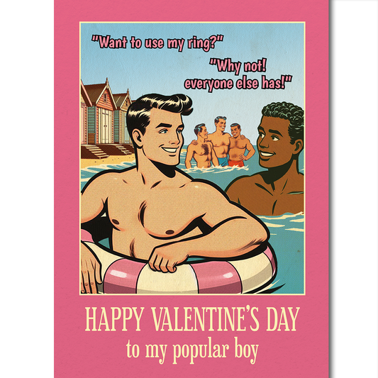 Funny Gay Valentines Card: Ring