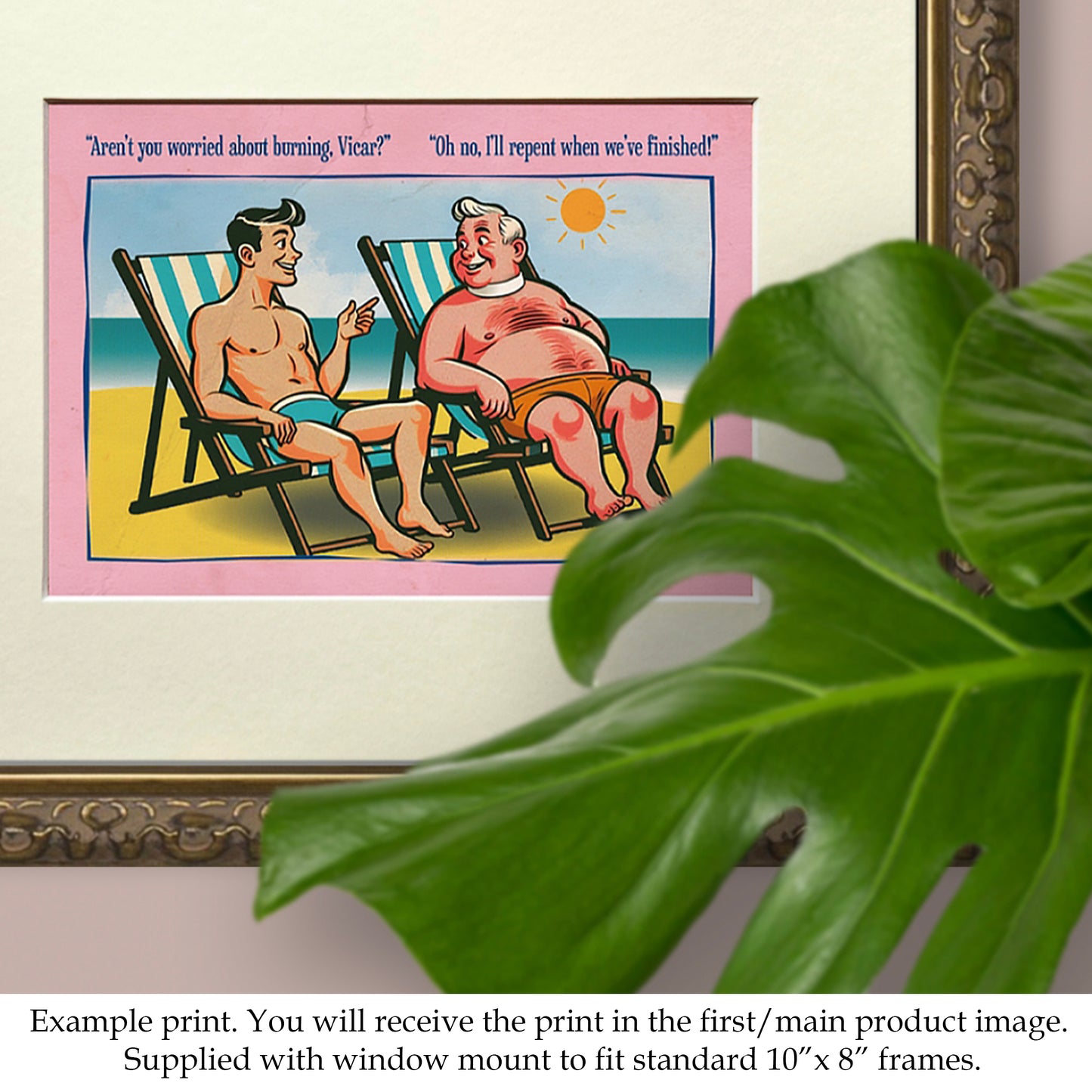 Gay art print, mounted: Zoo