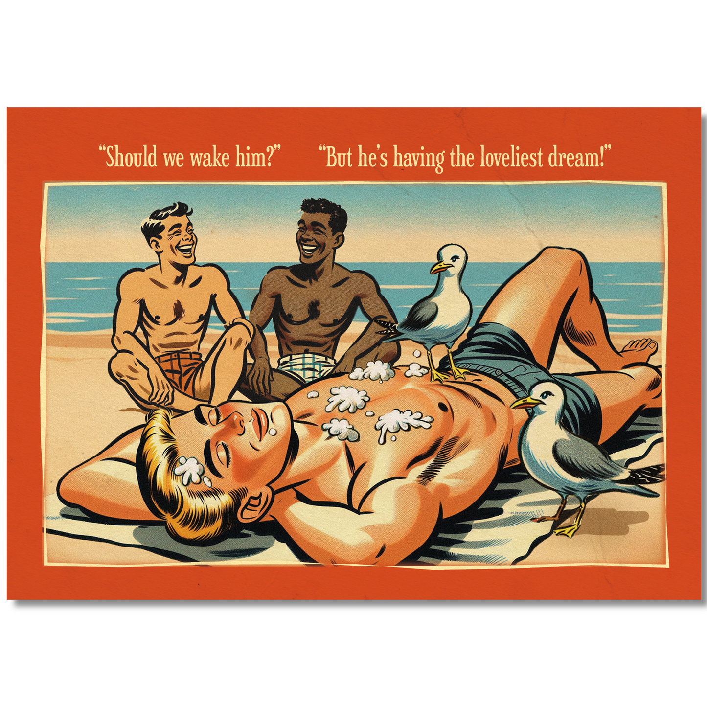 Bundle: 6 funny new gay postcards